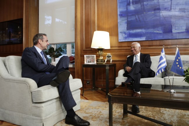 Μητσοτάκης Αντόνιο Κόστα