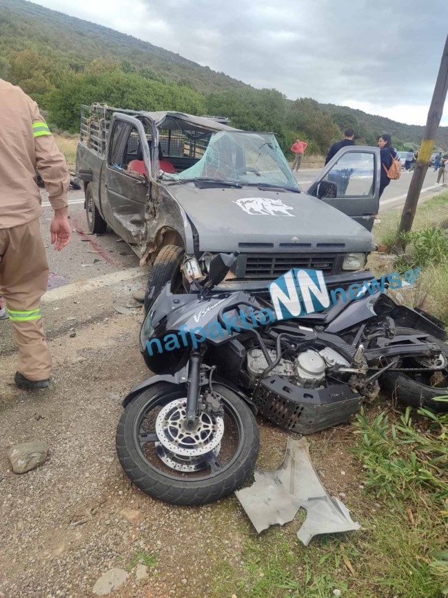 Τραγωδία στην Φωκίδα: Νεκρός ένας 21χρονος μετά από σύγκρουση αγροτικού με δύο μηχανές