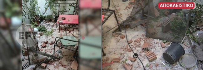 Μαρούσι - Κατάρρευση μεσοτοιχίας: Είναι χρόνια παρατημένη, εγώ κάλεσα τις αρχές, λέει ο άνδρας που τραυματίστηκε στα πόδια
