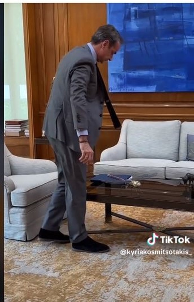 Μητσοτάκης στο TikTok: "Στις 25 Ιουνίου δεν πάμε παραλία, πάμε να ψηφίσουμε" - Μαζί του φυσικά ο... Πίνατ