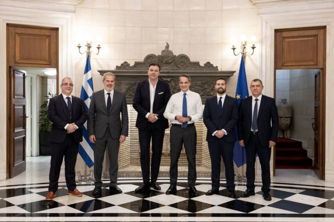 Συνάντηση Μητσοτάκη - Μποντίρογκα στο Μαξίμου