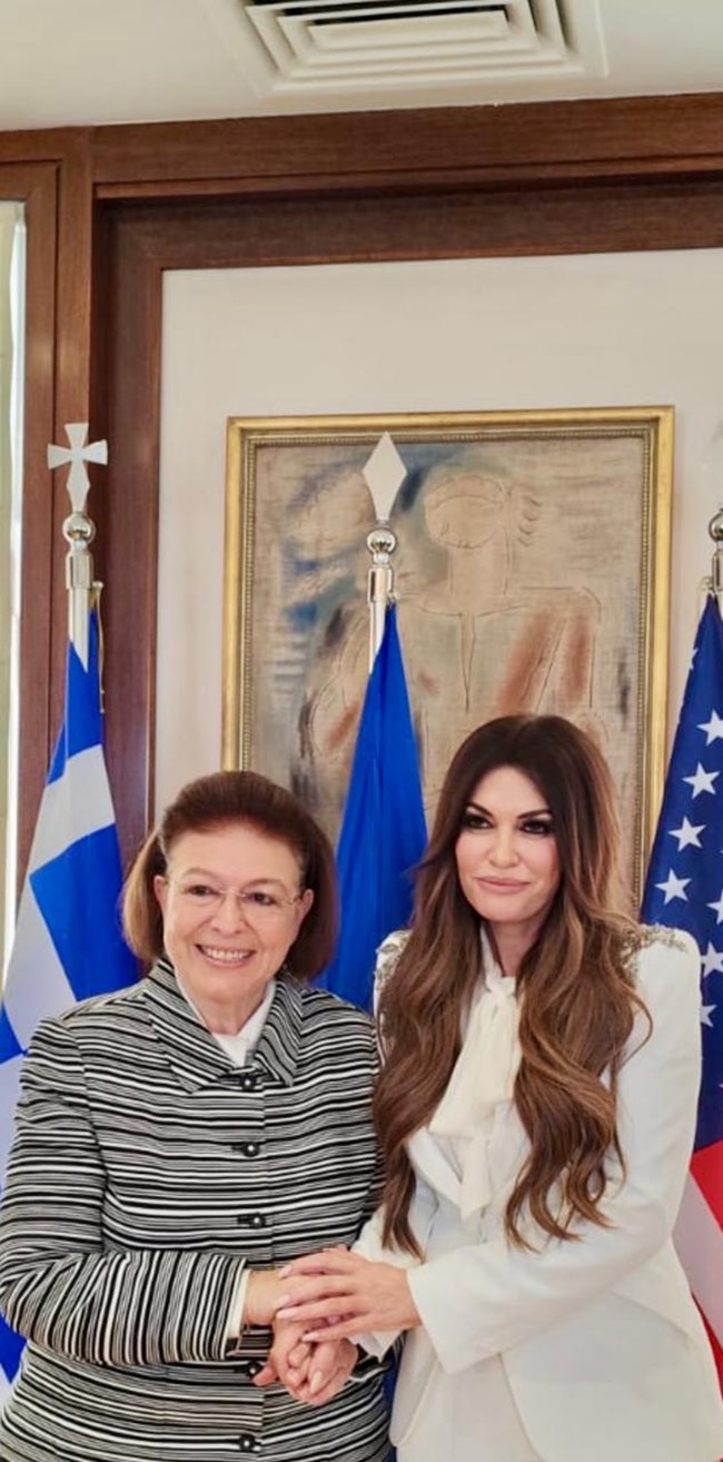 Συνάντηση Λίνας Μενδώνη με Κίμπερλι Γκίλφοϊλ