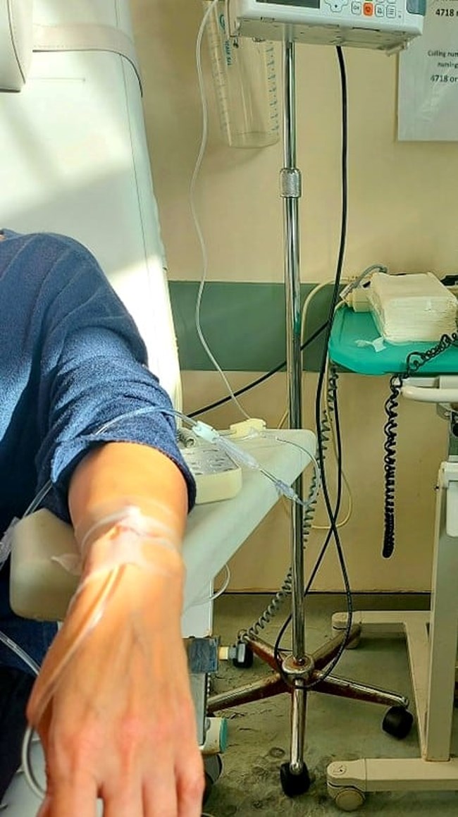 Αλεξανδρούπολη: Η πρώτη θεραπεία με μονοκλωνικά αντισώματα - Το μήνυμα του διευθυντή της Πνευμονολογικής Κλινικής [εικόνες]