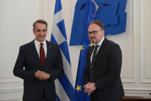 Μητσοτάκης με Ευρωπαία Επίτροπο Διαχείρισης Κρίσεων: Κορυφαία προτεραιότητα η ενίσχυση της πολιτικής προστασίας - εικόνα 2