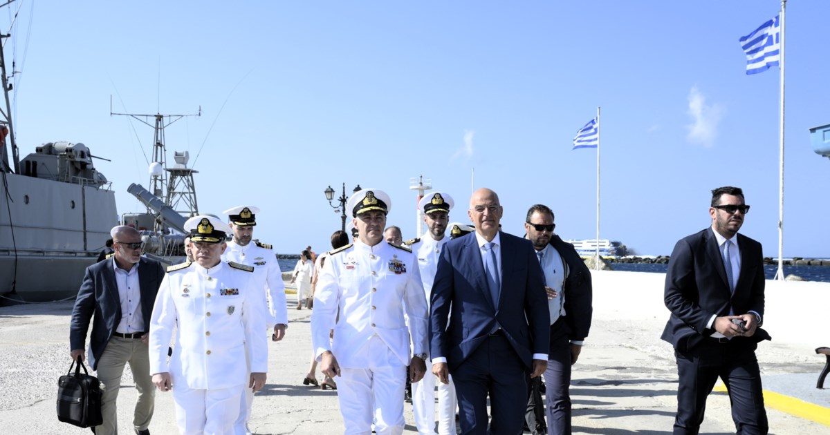 Με τον υπουργό Άμυνας της Εσθονίας συναντήθηκε ο Νίκος Δένδιας