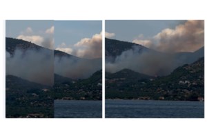 Φωτιά σε εργοτάξιο στο Αλιβέρι: Ζημιές σε δύο απορριμματοφόρα - εικόνα 3