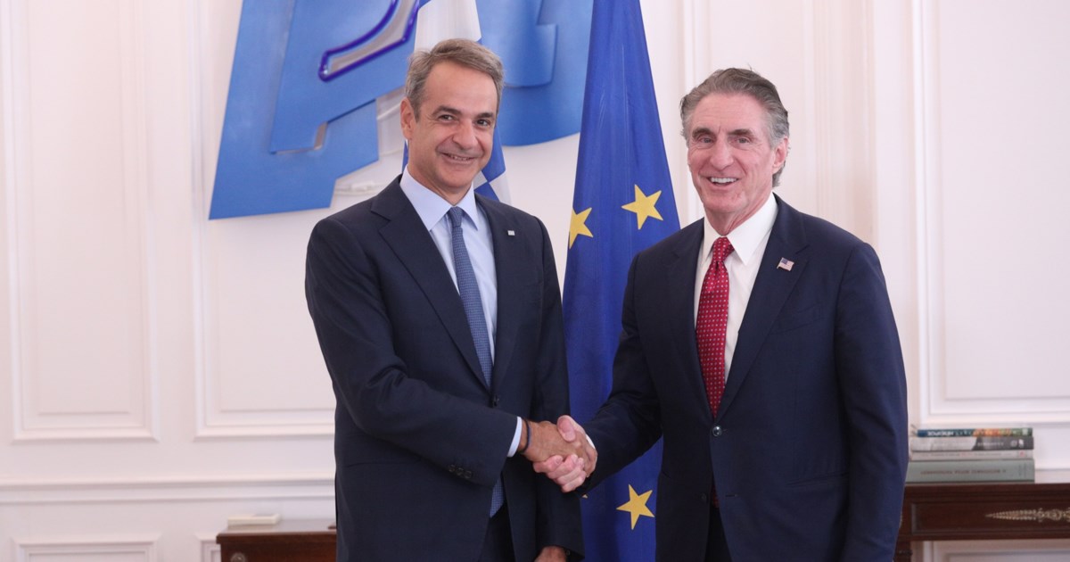 Συνάντηση Θεοδωρικάκου - Μπέργκαμ: "Στρατηγική συνεργασία με τις ΗΠΑ και στη ναυπηγική βιομηχανία"