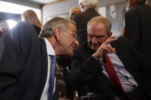 Ηχηρή παρέμβαση Καραμανλή για τα ελληνοτουρκικά παρουσία Σαμαρά: "Δεν είναι μονόδρομος το ψευδοδίλλημα υποχωρήσεις ή πόλεμος"