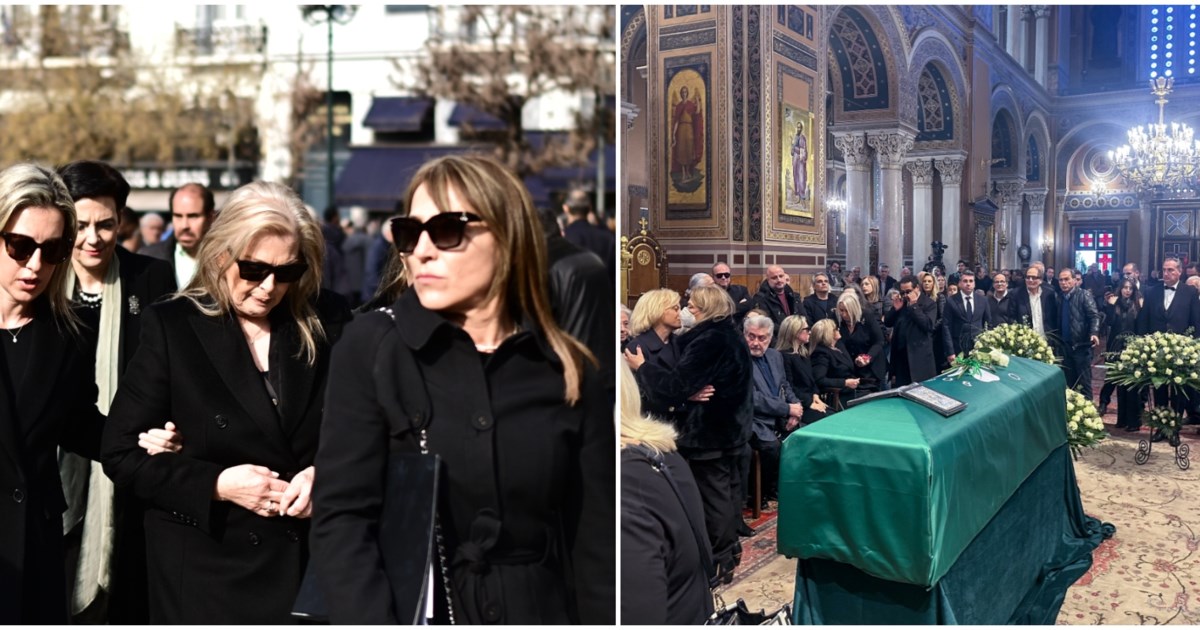 Κηδεία Μίμη Δομάζου: Η στιγμή που λυγίζει ο Γιάννης Αλαφούζος - Τα δάκρυα στον επικήδειο για τον "στρατηγό" [βίντεο] - εικόνα 4