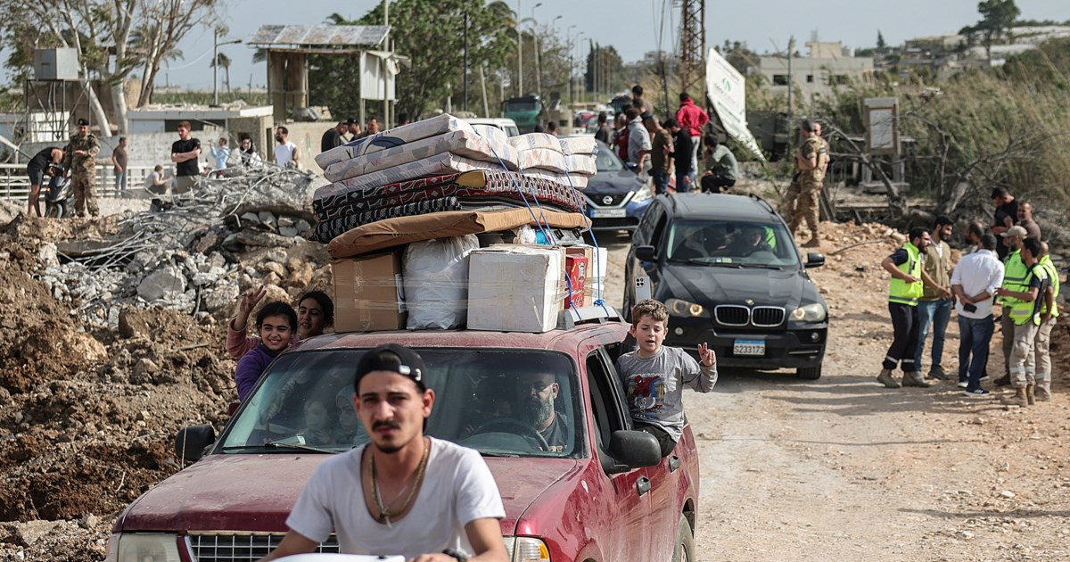 Λίβανος: Χιλιάδες εκτοπισμένοι επιστρέφουν στον νότο και αντικρίζουν ερείπια και συντρίμμια