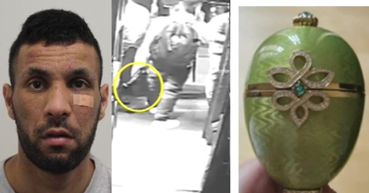 Απίστευτο: Έκλεψε τσάντα πολυτελείας χωρίς να ξέρει ότι είχε μέσα ένα αυγό Φαμπερζέ - Το αντάλλαξε με ναρκωτικά