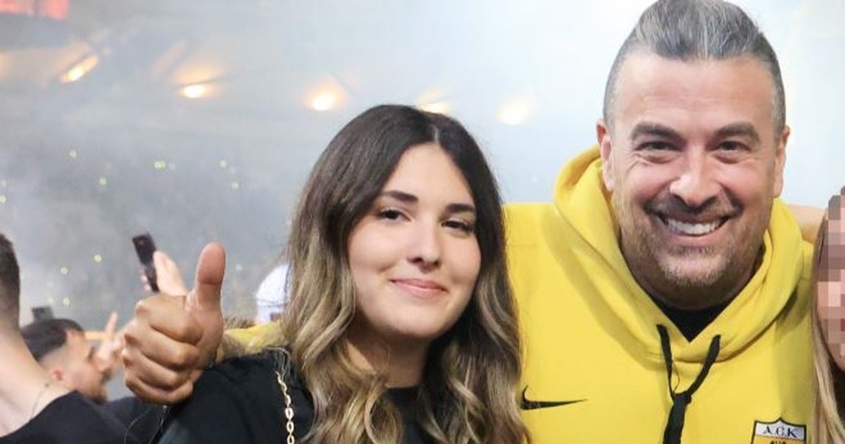 Ισμήνη Αϊβάζη: Σπάνια δημόσια εμφάνιση με τον πατέρα της, Γιάννη