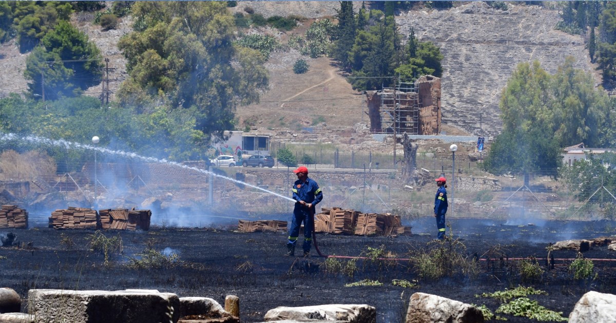 Φωτιά ξέσπασε στην Αρκαδία ­- Επιχειρούν έξι εναέρια μέσα (βίντεο)