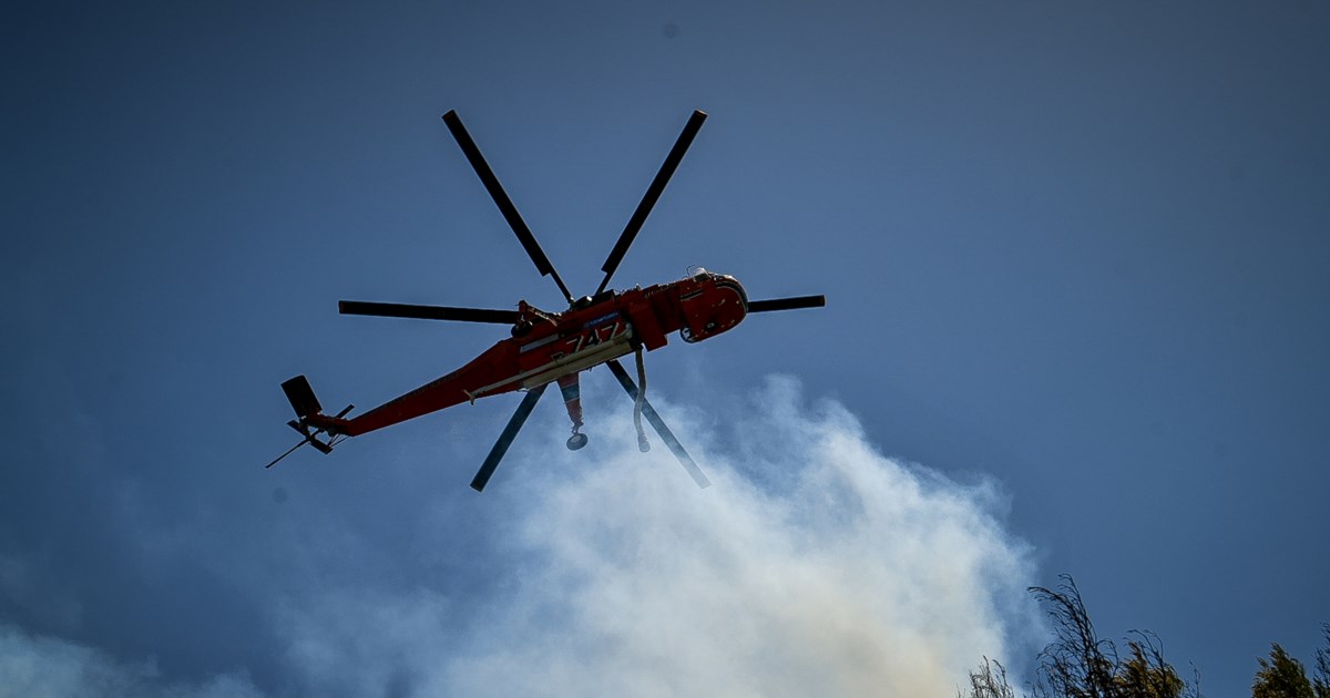Φωτιά στη Θεσσαλονίκη: Στις φλόγες αγροτική περιοχή στον Λαγκαδά