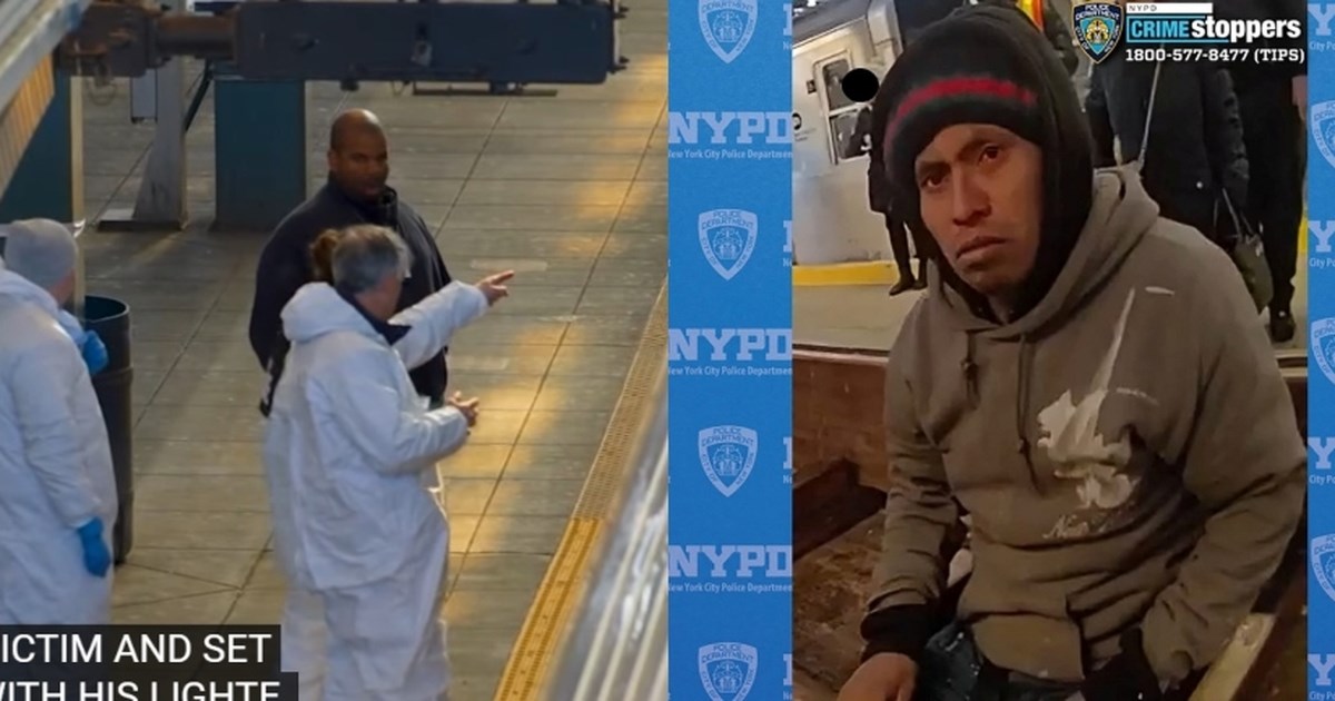 Φρίκη στη Νέα Υόρκη: Η στιγμή που ο άνδρας που έβαλε φωτιά σε γυναίκα στο μετρό την παρακολουθεί ατάραχος να καίγεται - εικόνα 5