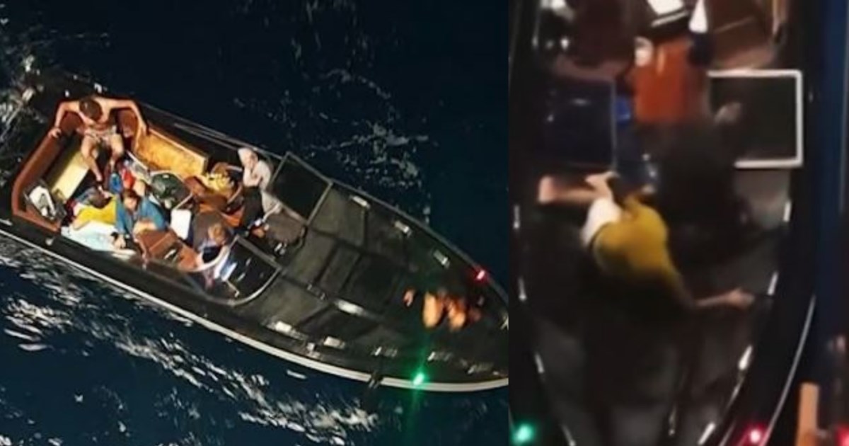 Λέρος: Βίντεο ντοκουμέντο από τη διάσωση οκτώ ναυαγών από Super Puma