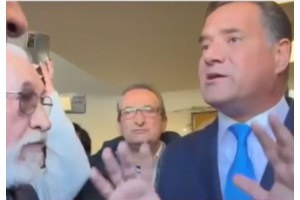 Αδωνις Γεωργιάδης: Χαμός και στο νοσοκομείο της Άρτας, του πέταξαν νερό- "Αυτά θα έχεις σε κάθε πόλη, τέτοιες υποδοχές"