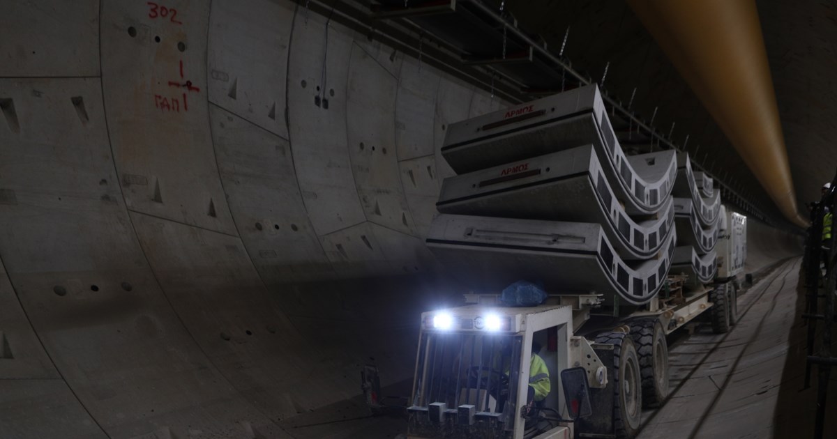 Γραμμή 4 του Μετρό: Έτοιμη σήραγγα 1,4 χλμ κάτω από το Γαλάτσι - Ο μετροπόντικας "Νίκη" ολοταχώς για Κυψέλη [βίντεο] - εικόνα 6