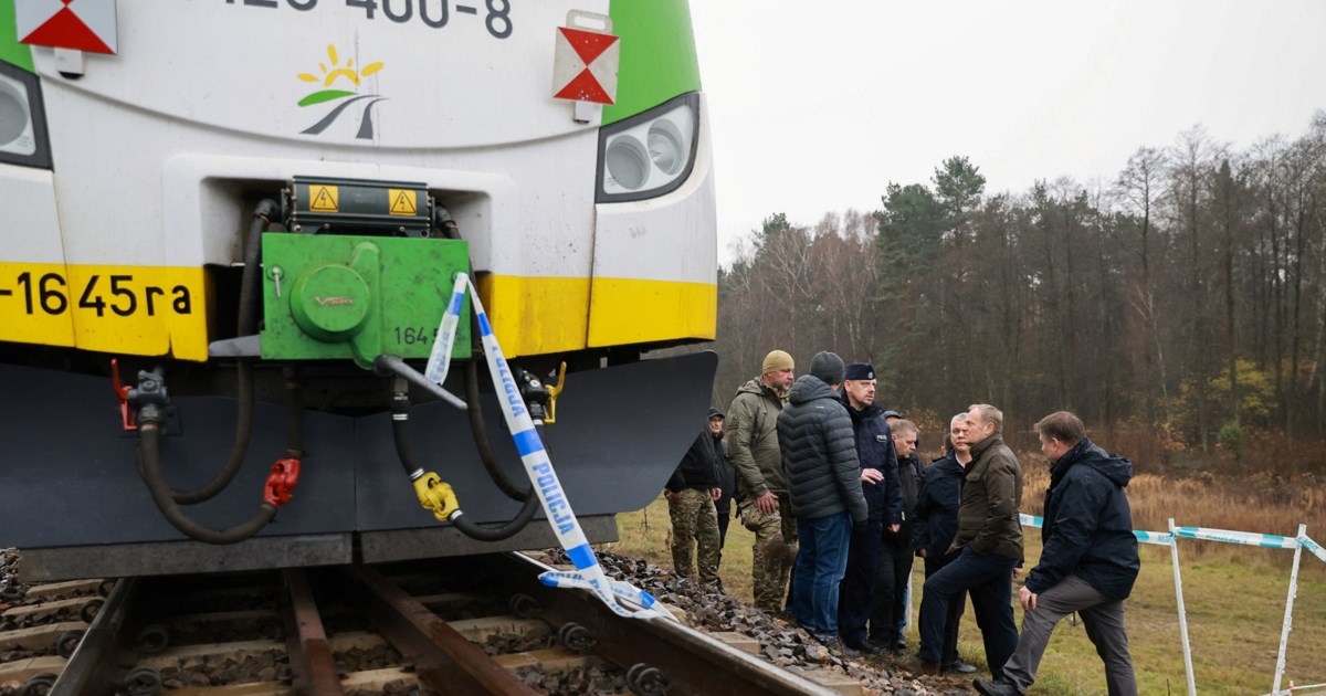 Τουσκ: Αυξάνεται το επίπεδο απειλής στον σιδηρόδρομο - Συνεργάτες των ρωσικών υπηρεσιών οι δύο ύποπτοι για το σαμποτάζ
