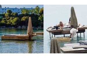 Ρόδος: Εστησαν και φέτος τις παράνομες ξαπλώστρες μέσα στη θάλασσα παρά τον περσινό σάλο - Αμετανόητοι...