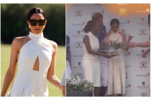 Η Μέγκαν έμεινε ξυπόλητη: Η εμφάνιση στον αγώνα πόλο και τα ακατάλληλα παπούτσια που δεν άντεξε να φοράει - εικόνα 3