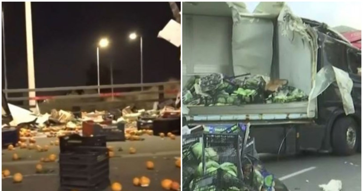 Λάχανα στην εθνική οδό: Τι λέει ο οδηγός που είχε ντεραπάρει και με νταλίκα με πορτοκάλια πριν από δύο χρόνια [βίντεο]