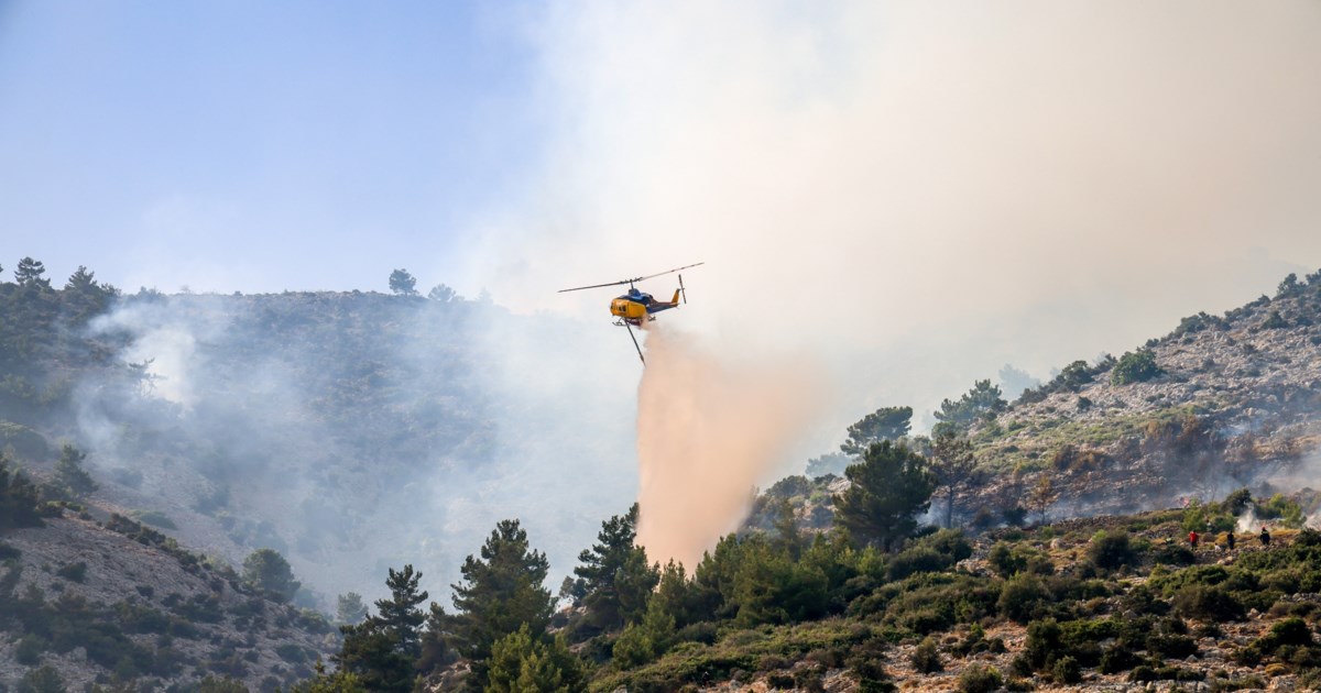 Ορεστιάδα: Φωτιά σε δάσος με βελανιδιές στον Πεντάλοφο