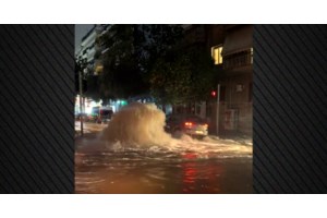 Κακοκαιρία Byron: Υπερχείλισε ο Πηνειός στα αναχώματα του Βαλομανδρίου και των Ρογκίων - εικόνα 3