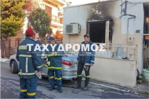 Βόλος: Με σοβαρά εγκαύματα σε πρόσωπο και κεφάλι 39χρονος που προσπάθησε να σώσει τη μητέρα και τη γιαγιά του