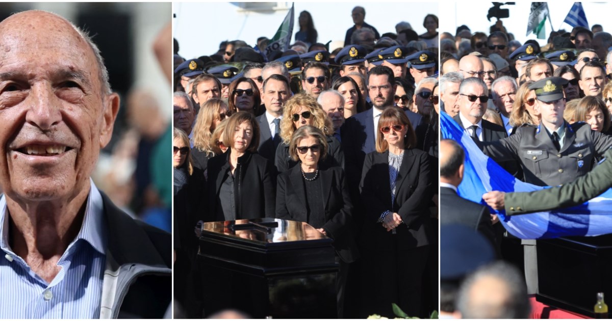 Με τιμές το ύστατο χαίρε στον Κώστα Σημίτη: Οι επικήδειοι και το τελευταίο χειροκρότημα έξω από τη Μητρόπολη [εικόνες - βίντεο] - εικόνα 41