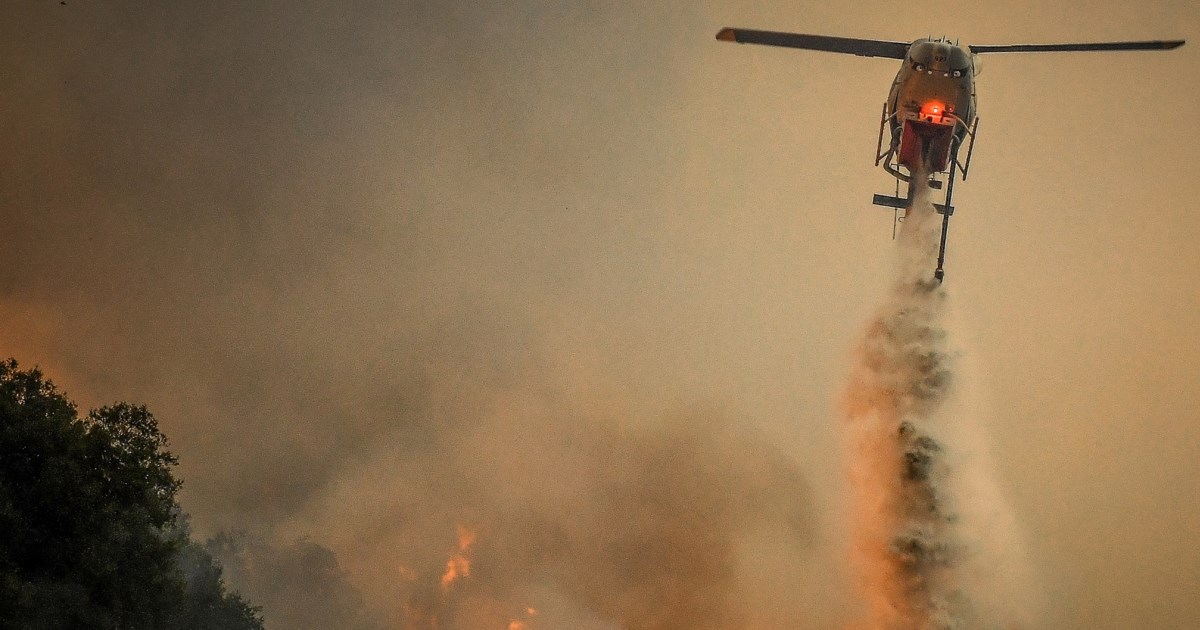 Φωτιά στο Κιλκίς: Ισχυρές επίγειες δυνάμεις και δυο ελικόπτερα στη μάχη με τις φλόγες - Εστάλη μήνυμα "112"