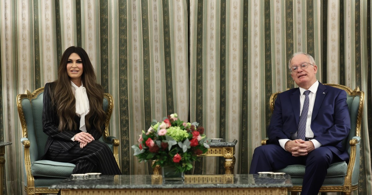 Μετά τον Τασούλα συνάντησε τον Γεραπετρίτη η Κίμπερλι Γκίλφοϊλ - Η θερμή αγκαλιά στο Υπουργείο Εξωτερικών - εικόνα 9