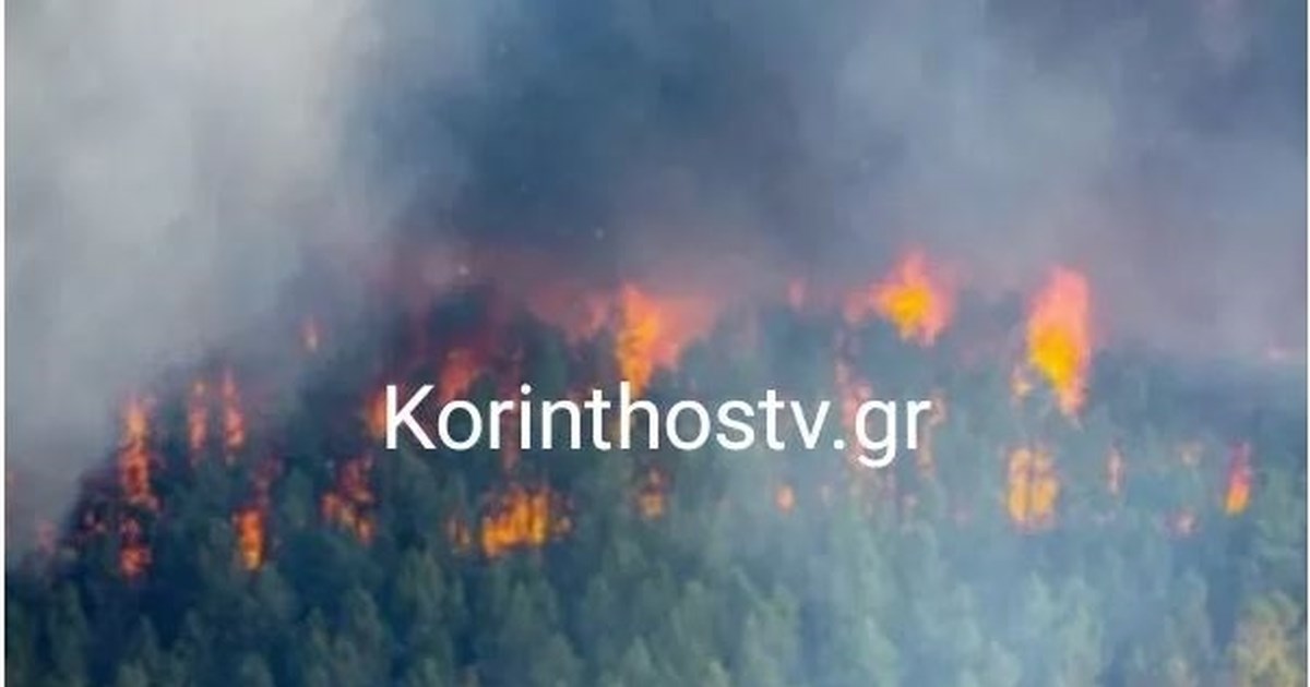 Χανιά: Σε εξέλιξη η φωτιά σε δύσβατη περιοχή των Σφακίων