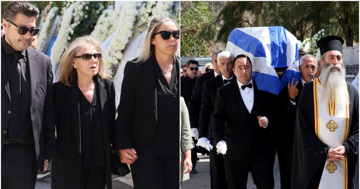 Συγκινημένος ο Λάμπρος Κωνσταντάρας στην κηδεία του πατέρα του: "Μακάρι να επέστρεφε για λίγο, να έβλεπε όλα αυτά"