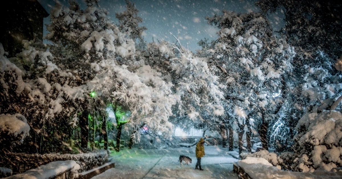 Έκτακτο δελτίο επικίνδυνων καιρικών φαινομένων: Ισχυρές βροχές, θυελλώδεις άνεμοι, έντονες χιονοπτώσεις