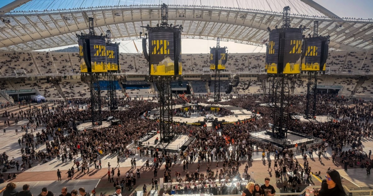 Metallica: Ξεκίνησε η μεγάλη συναυλία στο ΟΑΚΑ [εικόνες - βίντεο]