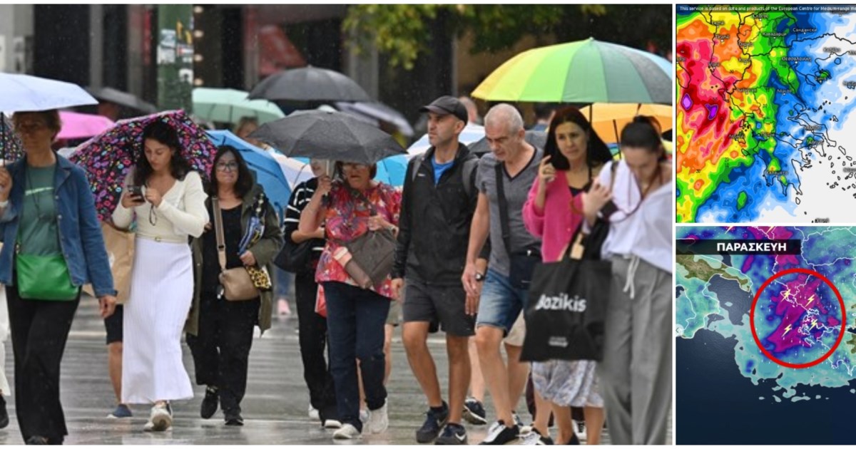 Πρόγνωση Κολυδά: Απανωτά κύματα κακοκαιρίας έως την Τετάρτη - Ποιες περιοχές θα πλήξουν