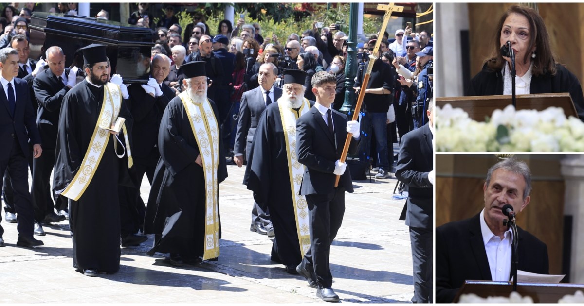 "Λύγισε" η Χαρούλα Αλεξίου στην κηδεία της Μαρινέλλας - Η έντονη συναισθηματική φόρτισή της βίντεο]