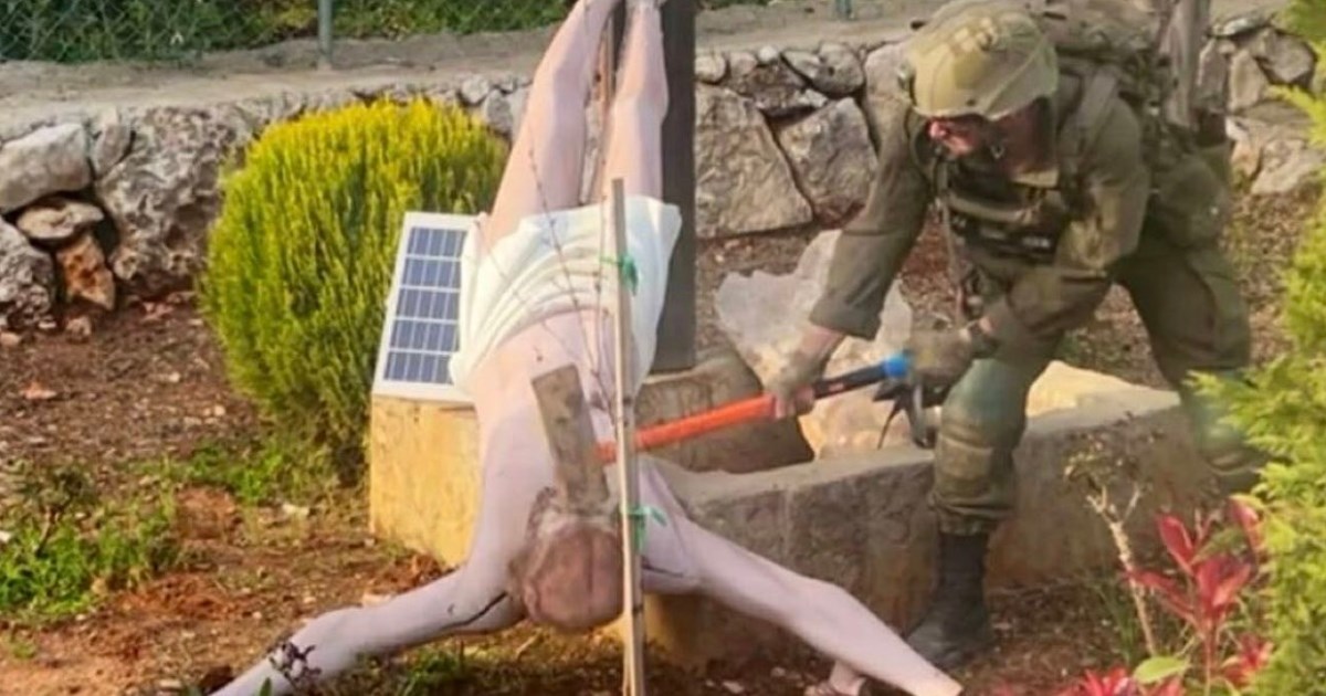 Ποινή-χάδι: 30 μέρες κράτηση στους Ισραηλινούς στρατιώτες που βεβήλωσαν άγαλμα του Χριστού στον Λίβανο