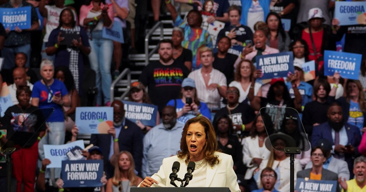 Καμάλα Χάρις: Η αφοπλιστική απάντησή της σε ψηφοφόρο των Δημοκρατικών που φώναζε "Ο Τραμπ στη φυλακή" [βίντεο]