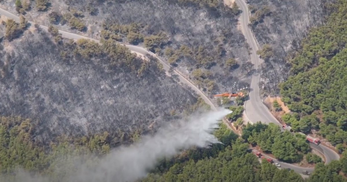 Χανιά: Πυρκαγιά στον Πλατανιά - Επιχειρούν οκτώ πυροσβεστικά οχήματα