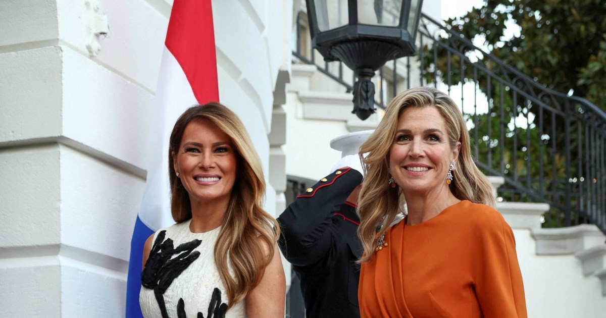 Μελάνια Τραμπ και βασίλισσα Μαξίμα τράβηξαν όλα τα βλέμματα στον Λευκό Οίκο - Τα δύο looks που ξεχώρισαν