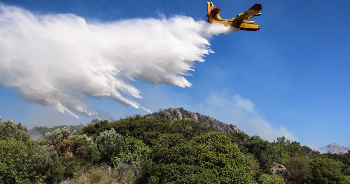 Φωτιά στη Μεσσηνία: Σηκώθηκαν εναέρια μέσα για να τεθεί υπό έλεγχο