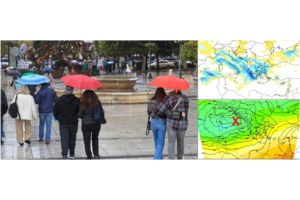 Καιρός: Βροχές και καταιγίδες το Σαββατοκύριακο - Πού θα κυμανθεί η θερμοκρασία - εικόνα 2
