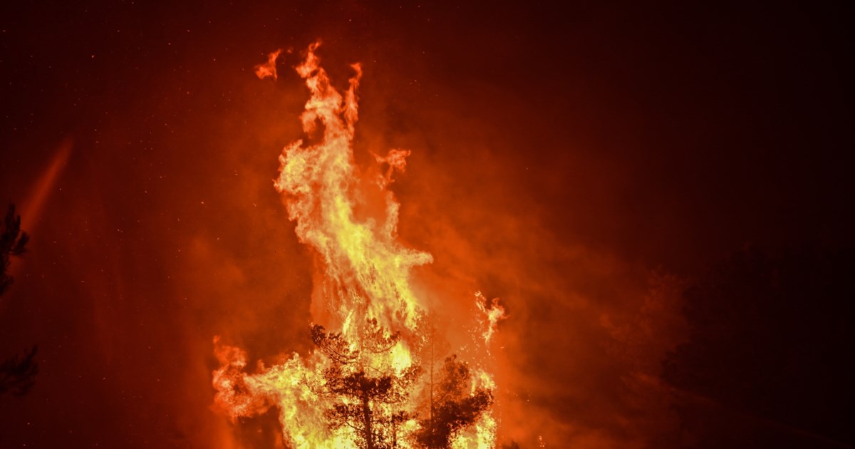 Πυρκαγιά στην Κοκκίνω Λάρισας - 112 για απομάκρυνση των κατοίκων