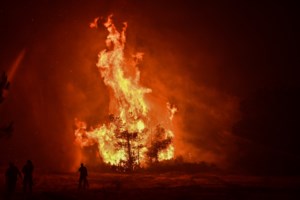 Πυρκαγιά στην Κοκκίνω Λάρισας - 112 για απομάκρυνση των κατοίκων