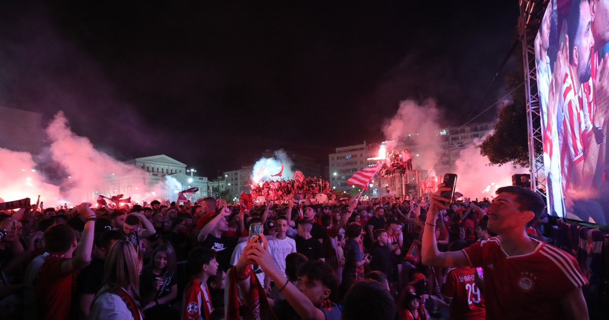 Conference League: Στο πάνθεον της Ευρώπης ο Ολυμπιακός - Κέρδισε με 1-0 τη Φιορεντίνα στον τελικό [εικόνες - βίντεο] - εικόνα 6