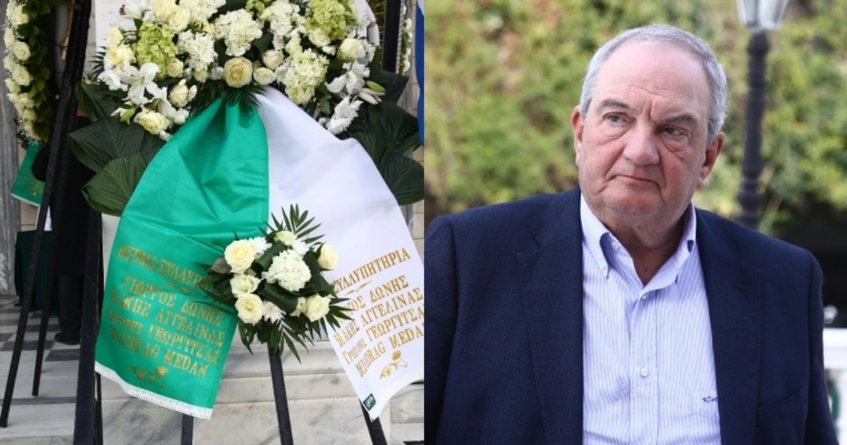 Συγκίνηση στο τελευταίο αντίο για τον Τάκη Οικονομόπουλο: Ποιοι έδωσαν το παρών στην κηδεία του θρυλικού τερματοφύλακα - εικόνα 8