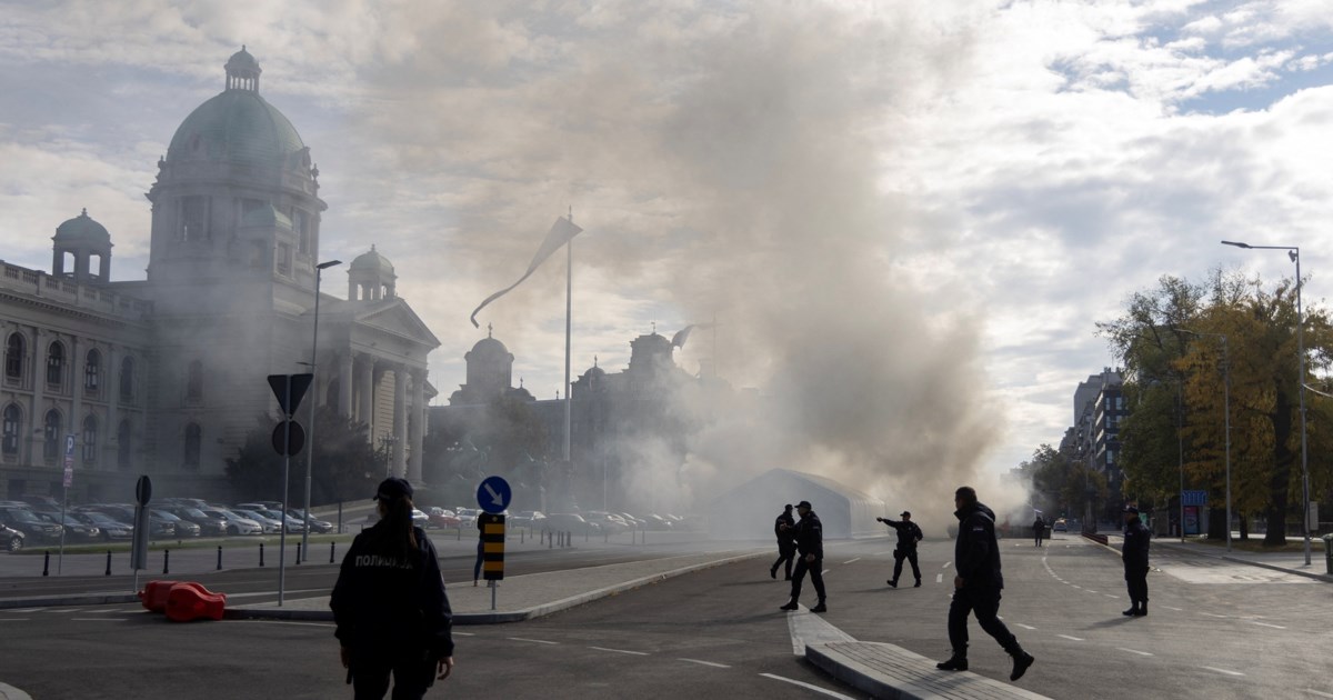 Σερβία: Στους δρόμους για την επέτειο του ενός έτους από την τραγωδία στον σιδηροδρομικό σταθμό του Νόβι Σαντ [εικόνες] - εικόνα 3