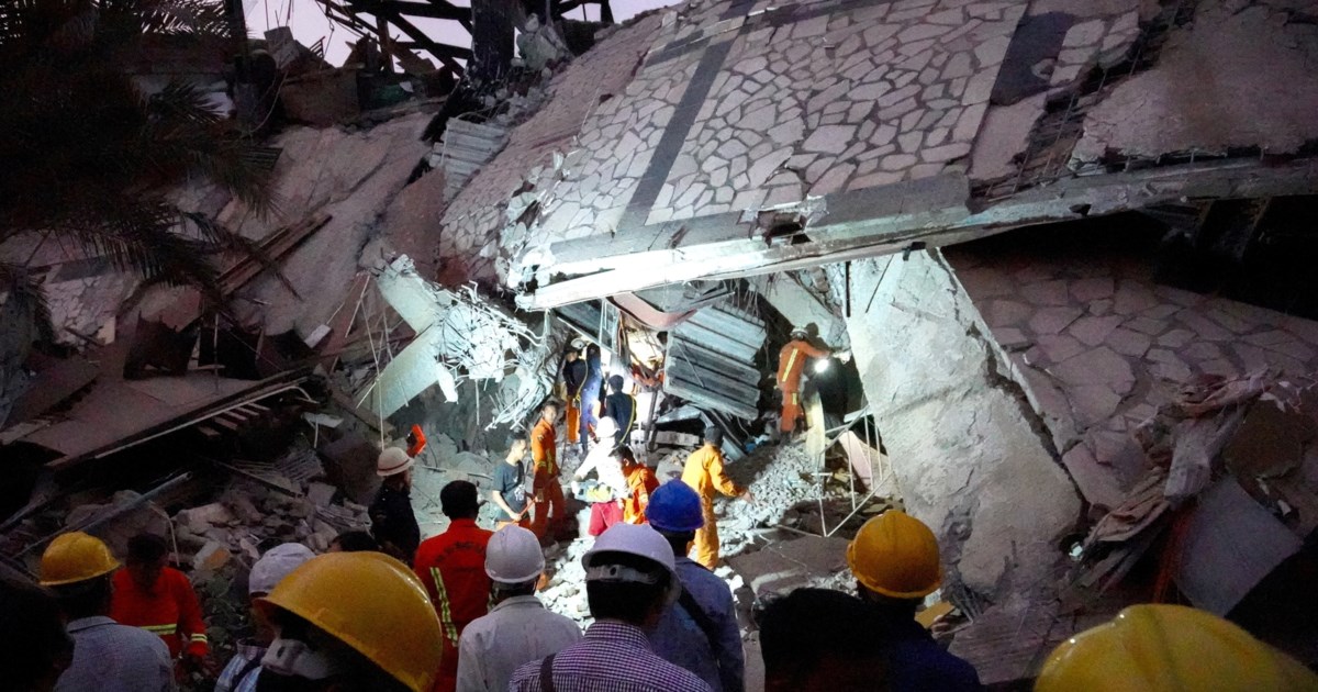 Σεισμός στη Μιανμάρ: Συνεχίζονται οι απέλπιδες προσπάθειες των διασωστών - Φόβοι για 50 έως και 100 χιλ. νεκρούς